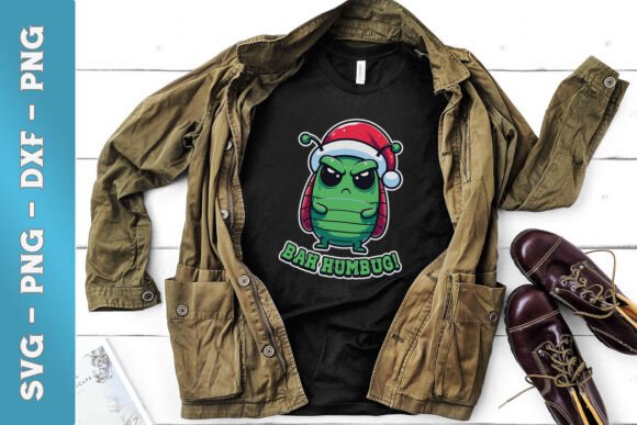 Christmas Bah Humbug Funny Bug Puns SVG Graphics and Crafts