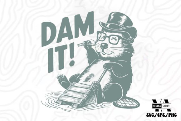 DAM IT Retro Funny Sarcastic Animal SVG Graphics and Crafts Review