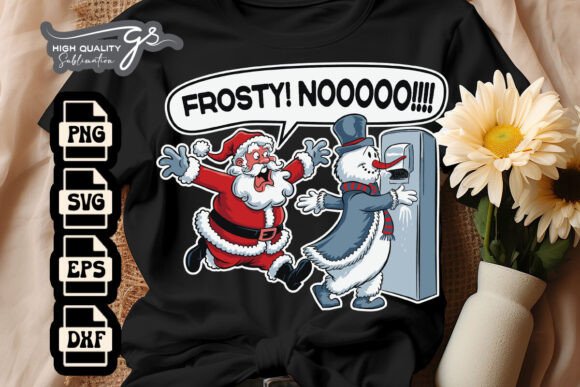 Frosty Nooo Funny Xmas Quotes SVG Graphics and Crafts Review