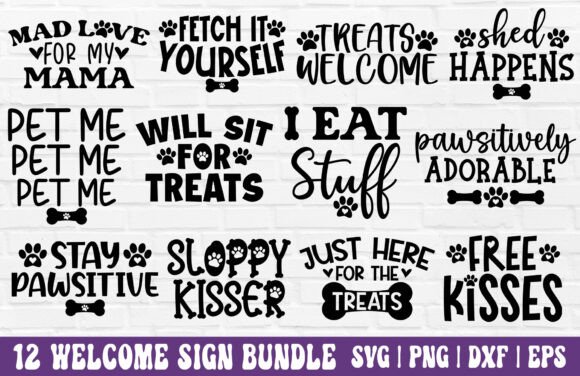 Funny Dog Bandana SVG Bundle - Dog SVG Graphics and Crafts