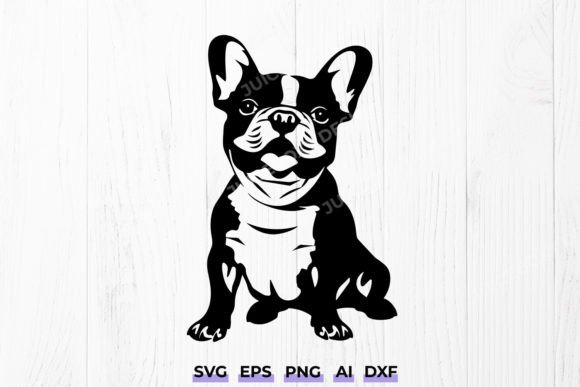 Funny Frenchie Dog SVG French Bulldog Graphics