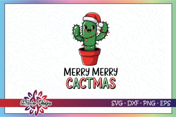 Merry Cactmas Funny Christmas Cactus SVG Graphics and Crafts Review