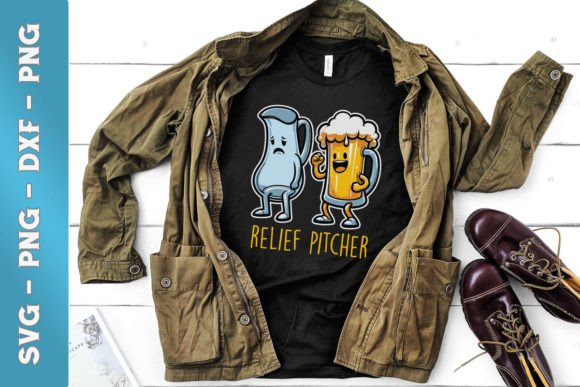 Relief Pitcher Funny Beer Puns SVG Graphics and Crafts