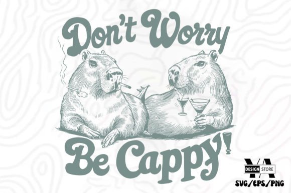 Retro Funny Sarcastic Capybara SVG: A Seller’s Review of Graphics and Crafts Assets