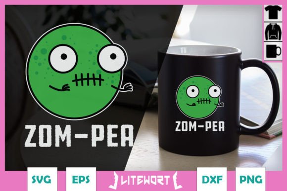 Zom-pea Funny Halloween Zombie SVG Graphics and Crafts Review